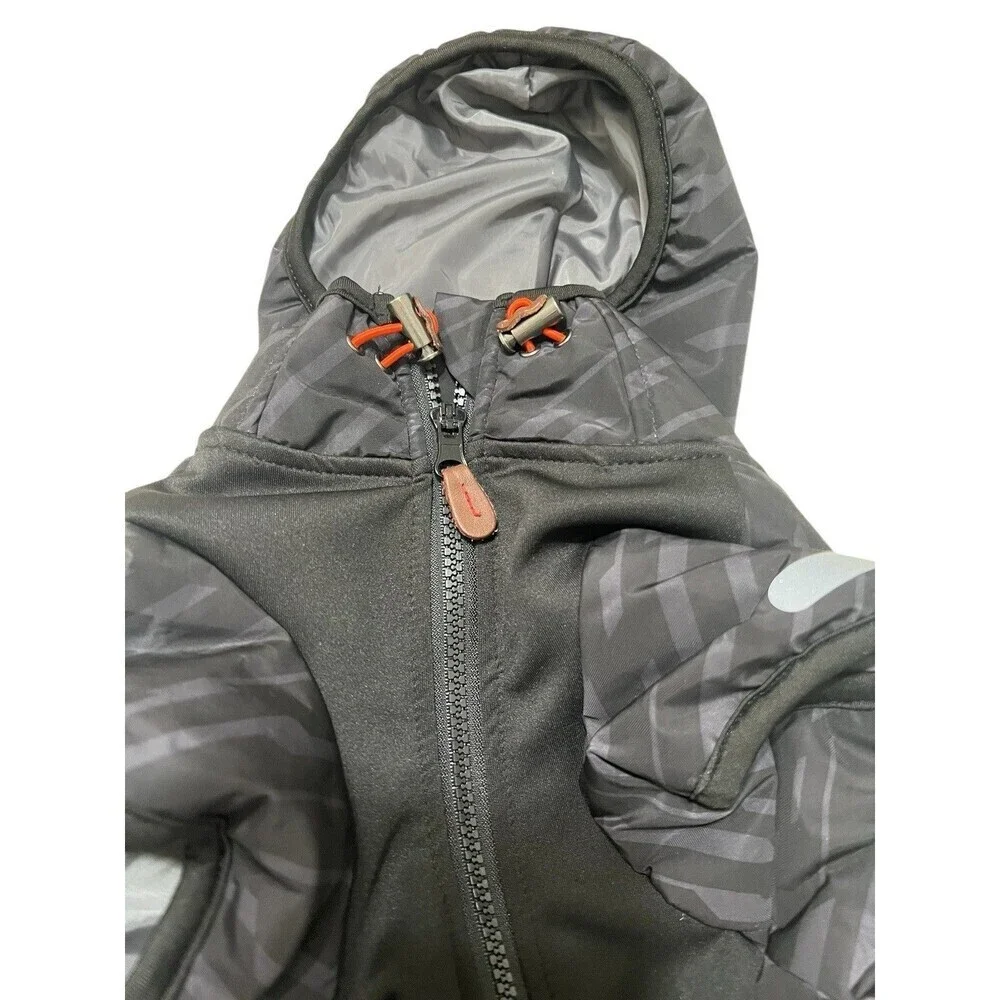 NEW Reddy Dog Reflective Puffer Jacket Insulated Water-Resistant Black Gray XXL